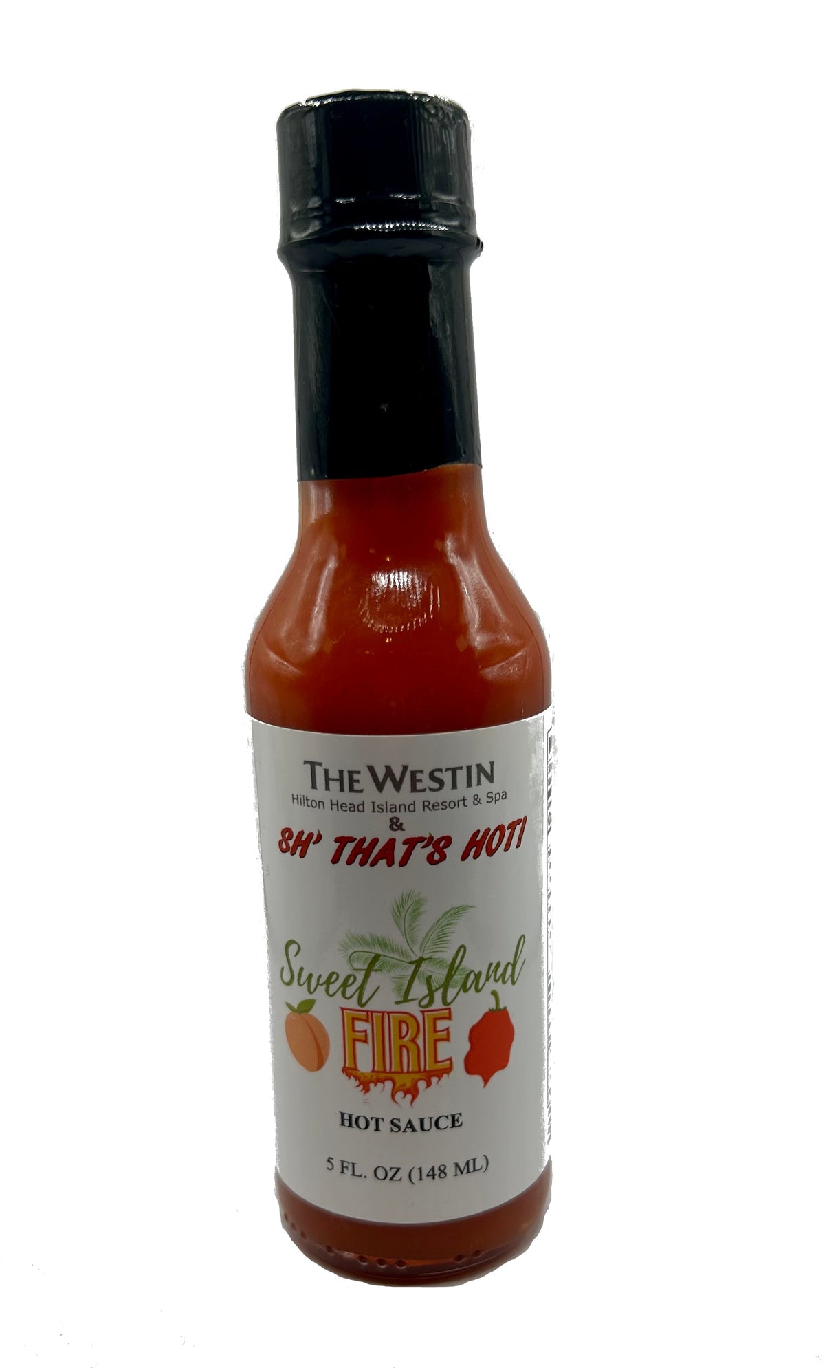 Sweet Island Fire – Peach Carolina Reaper Hot Sauce | SH' That's Hot!