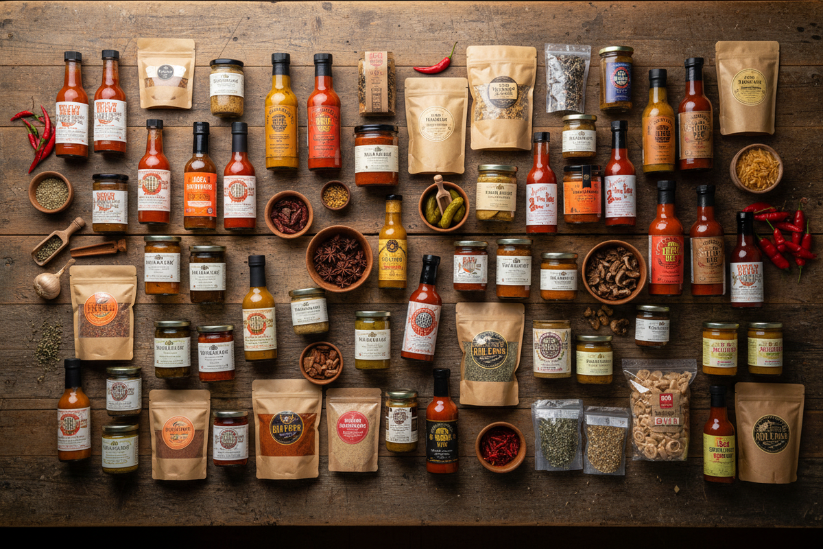 Independent American specialty foods, sauces, pantry goods and maker products curated by Lagniappe Flavors