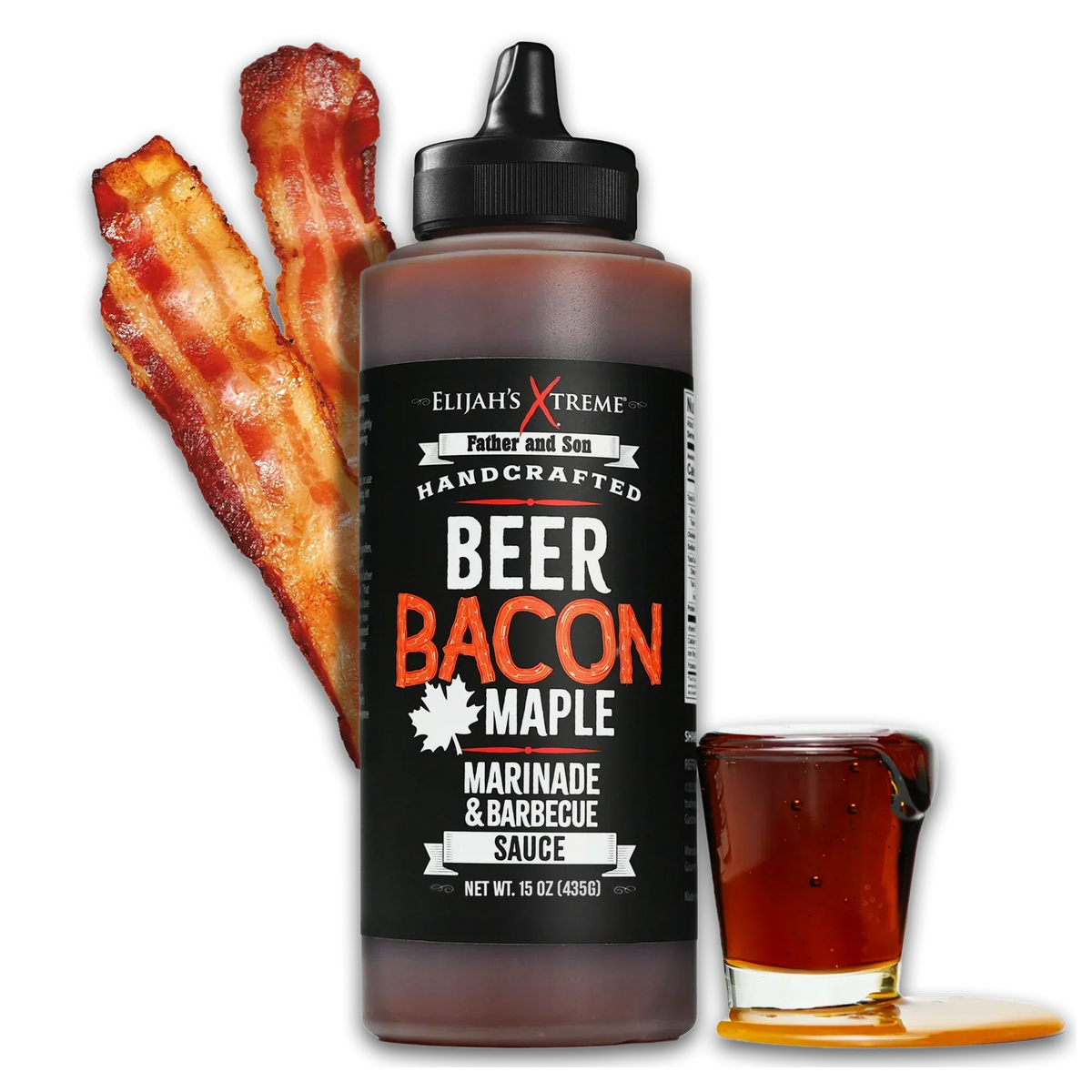 Elijah's Xtreme Beer Bacon Maple BBQ Sauce & Marinade – Bold Tangy Award-Winning BBQ | Elijah's Xtreme