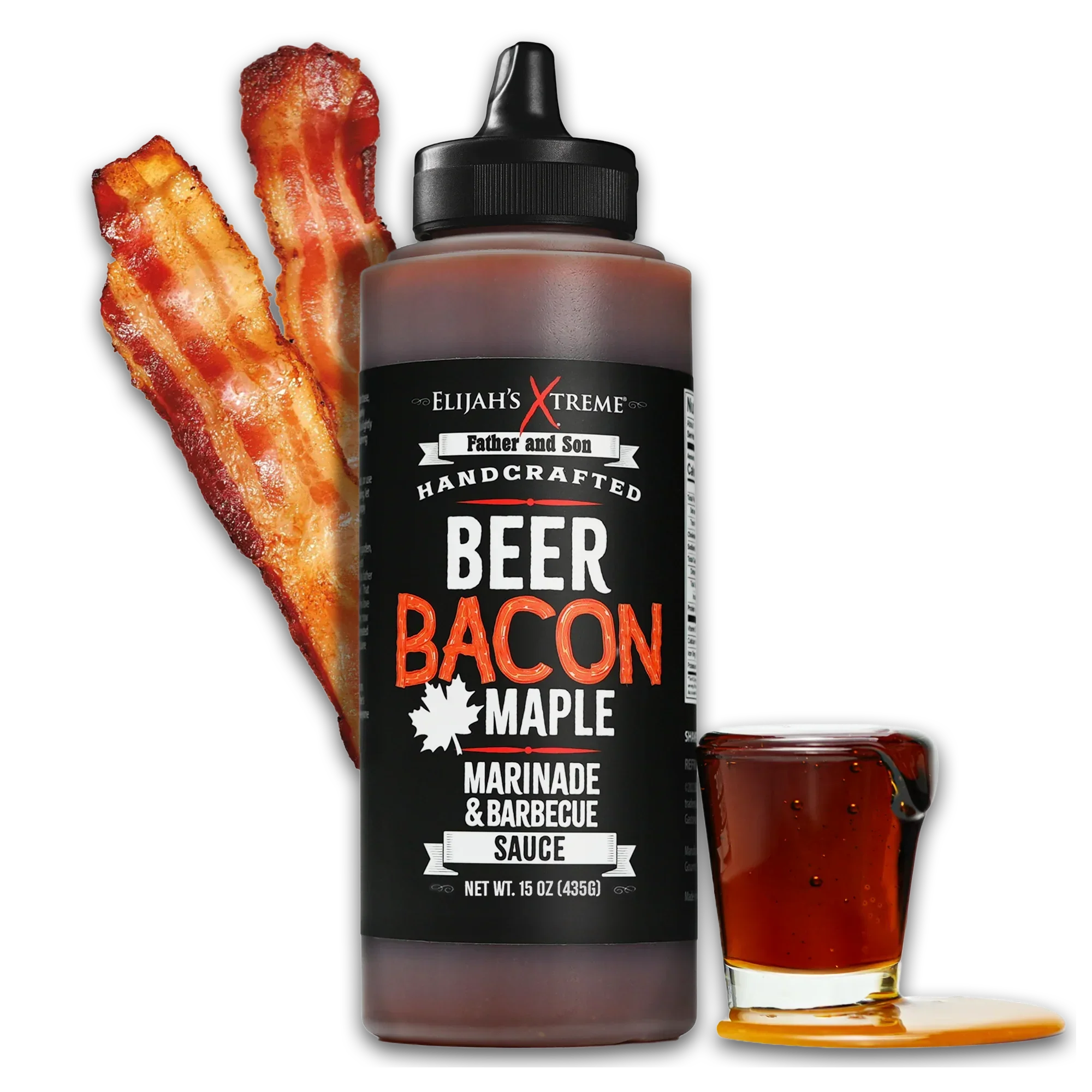 Elijah's Xtreme Beer Bacon Maple BBQ Sauce & Marinade – Bold Tangy Award-Winning BBQ | Elijah's Xtreme