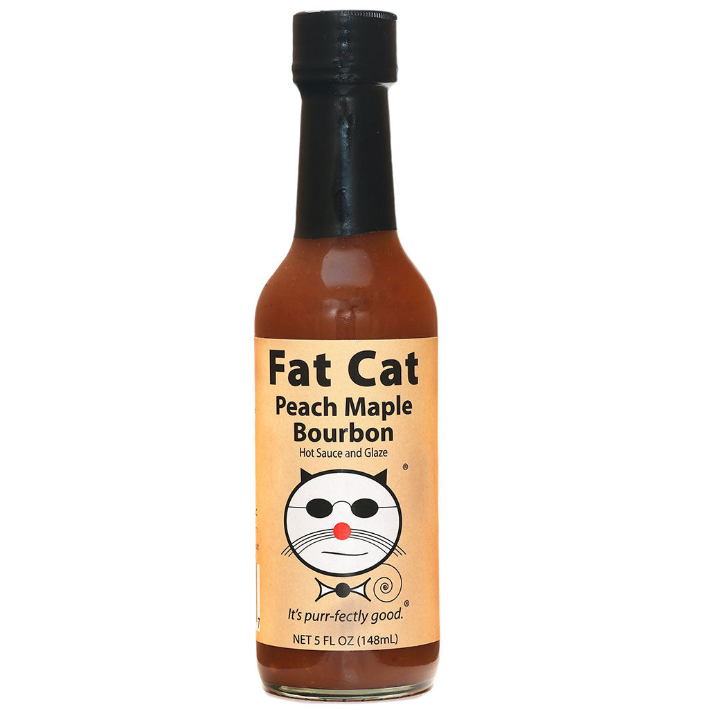 Peach Maple Bourbon Hot Sauce & Glaze – Southern-Inspired | Fat Cat Gourmet