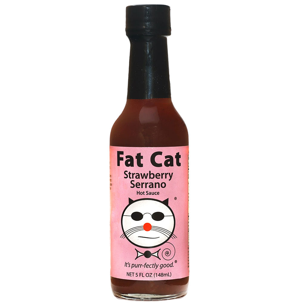 Strawberry Serrano Hot Sauce – CNN Best Hot Sauce | Fat Cat Gourmet