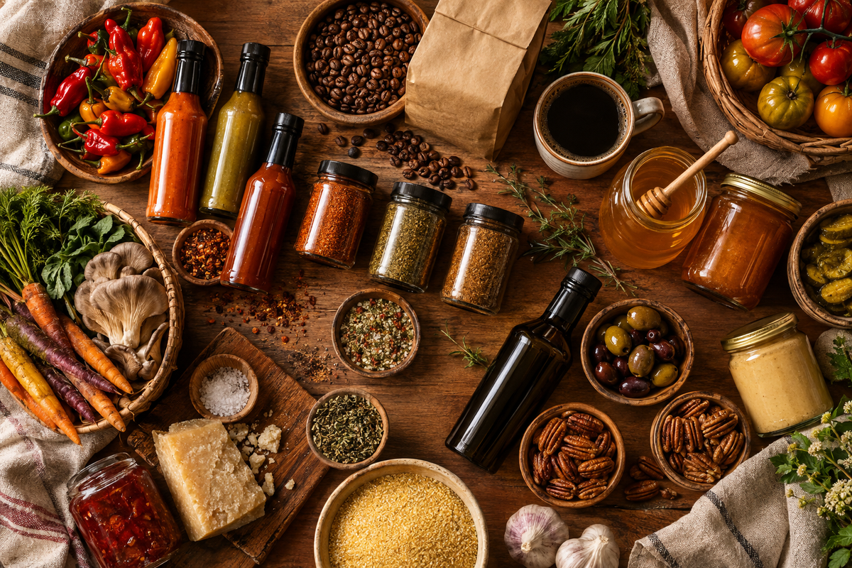 Lagniappe Flavors, America’s Digital Farmers Market, built around independent American makers and discovery.