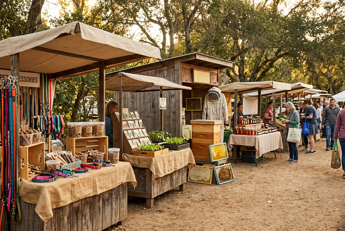 Hero — A visual journey beyond the pantry through pet, garden, beekeeping and homestead market stalls