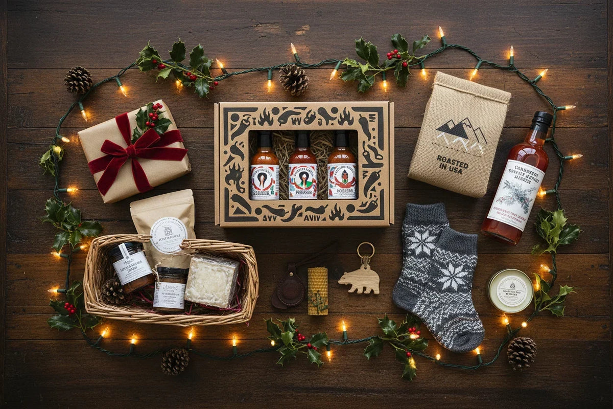 Holiday gifts from American makers arranged for recipient, occasion and budget shopping – Lagniappe Flavors