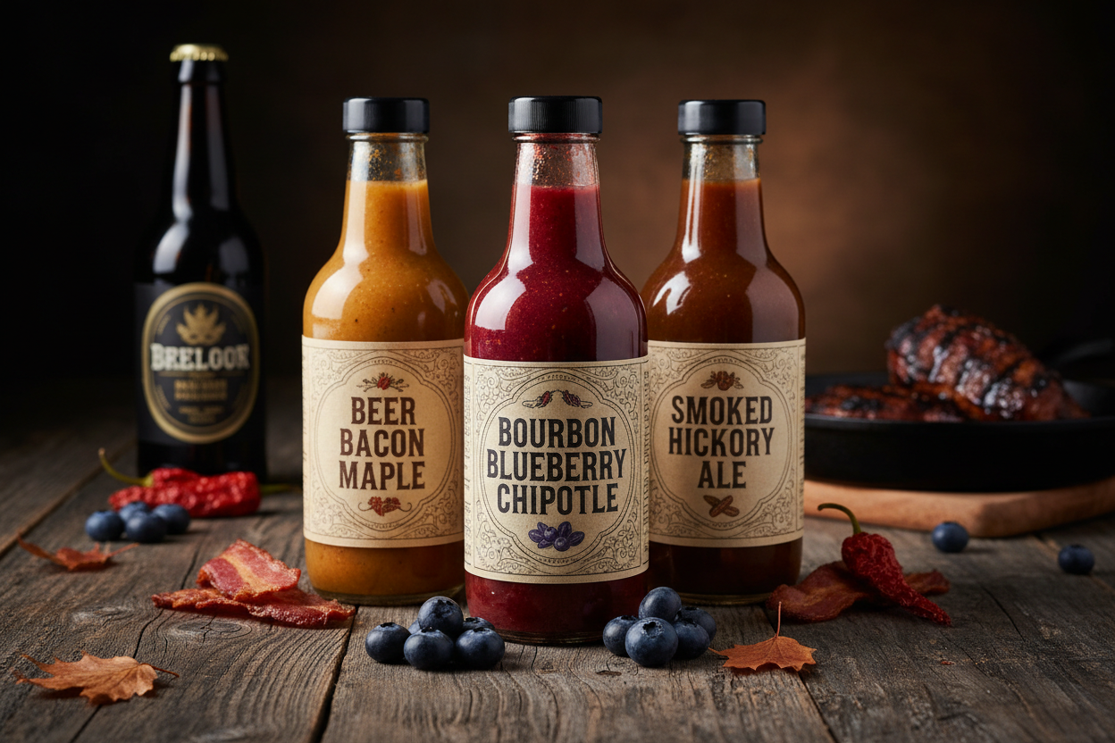 BQ Sauces bold artisan small-batch BBQ sauce collection Kansas City Memphis Carolina styles ships nationwide