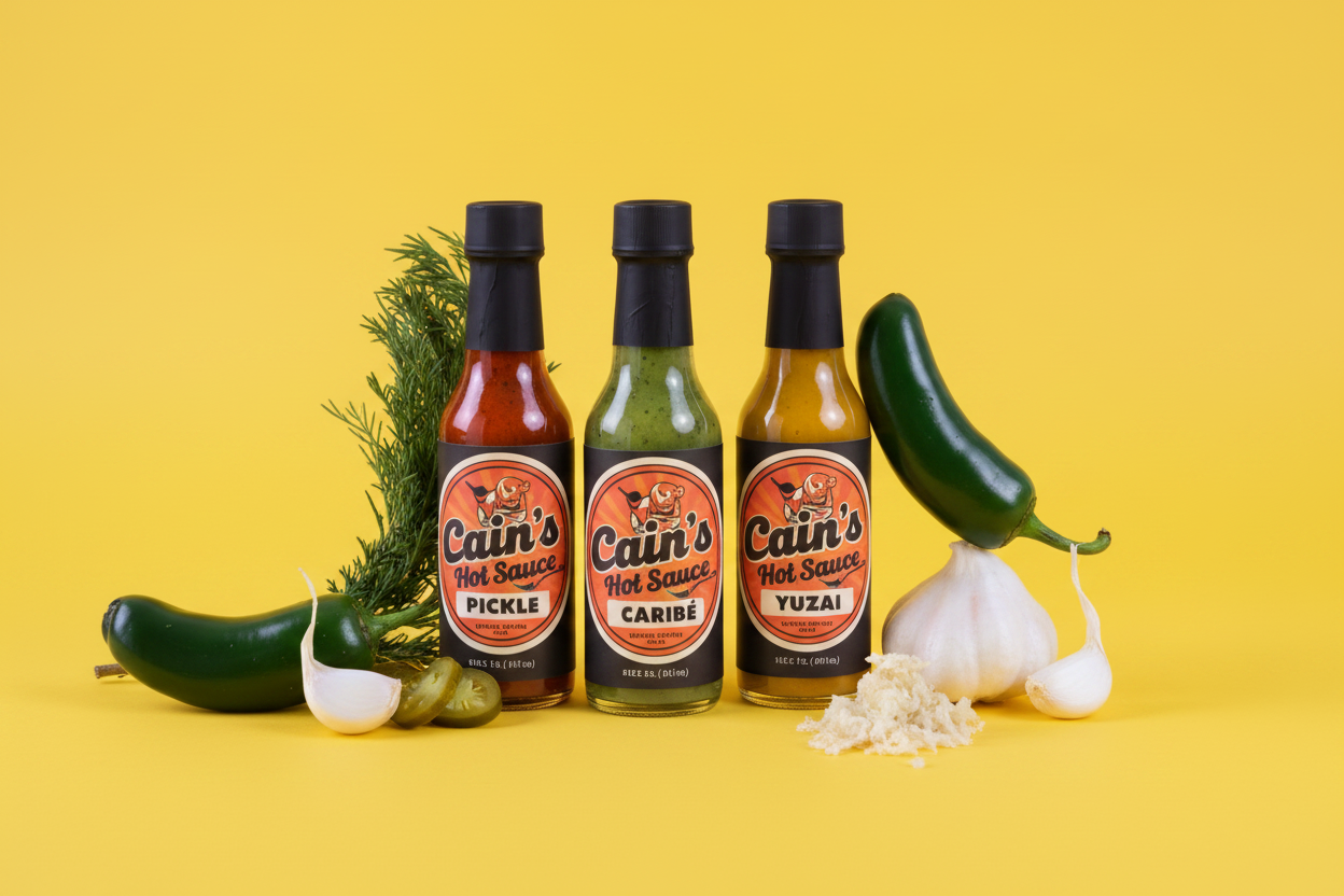 Cain's Hot Sauce – Craft Artisan Hot Sauce Collection Austin TX