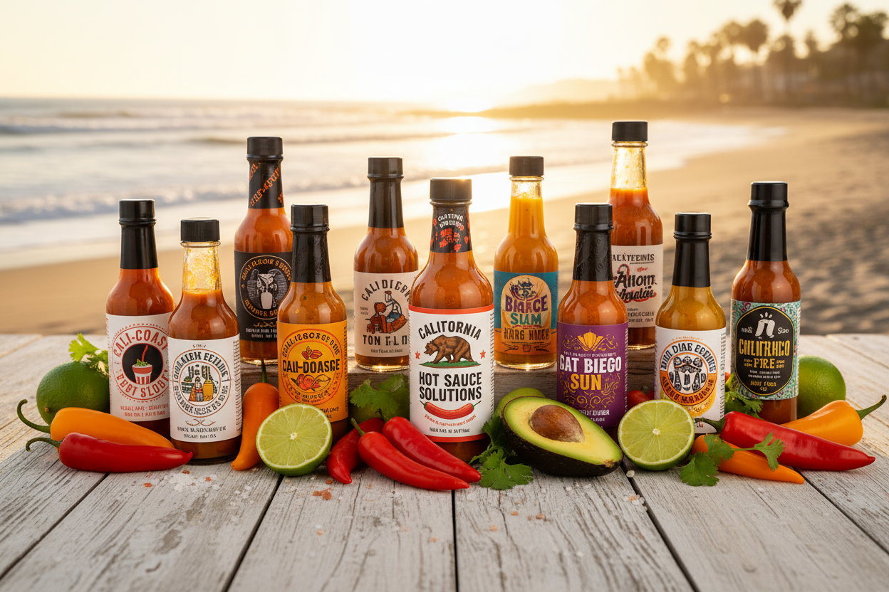 California Hot Sauce Solutions bold craft hot sauce collection small-batch San Diego flavors