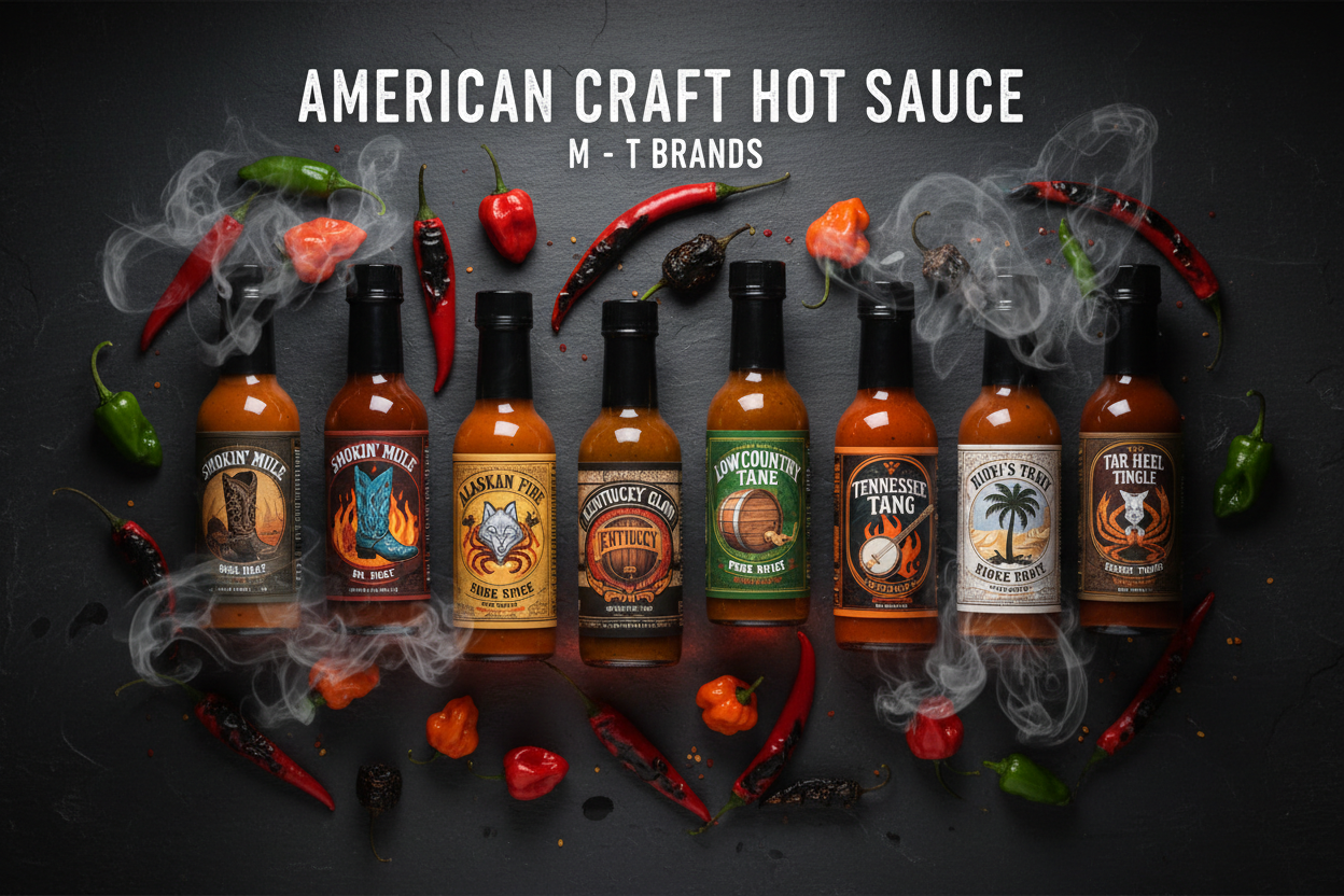 Hot Sauce Brands M–T – Bold Craft Hot Sauce Collection - Lagniappe Flavors