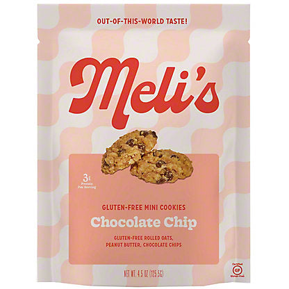 Meli's Monster Cookies Mini Chocolate Chip, 4.5 oz (Case of 6)