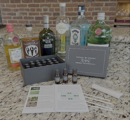 Gin Aroma Masterclass Kit - 24 Signature Aromas + Training Guide