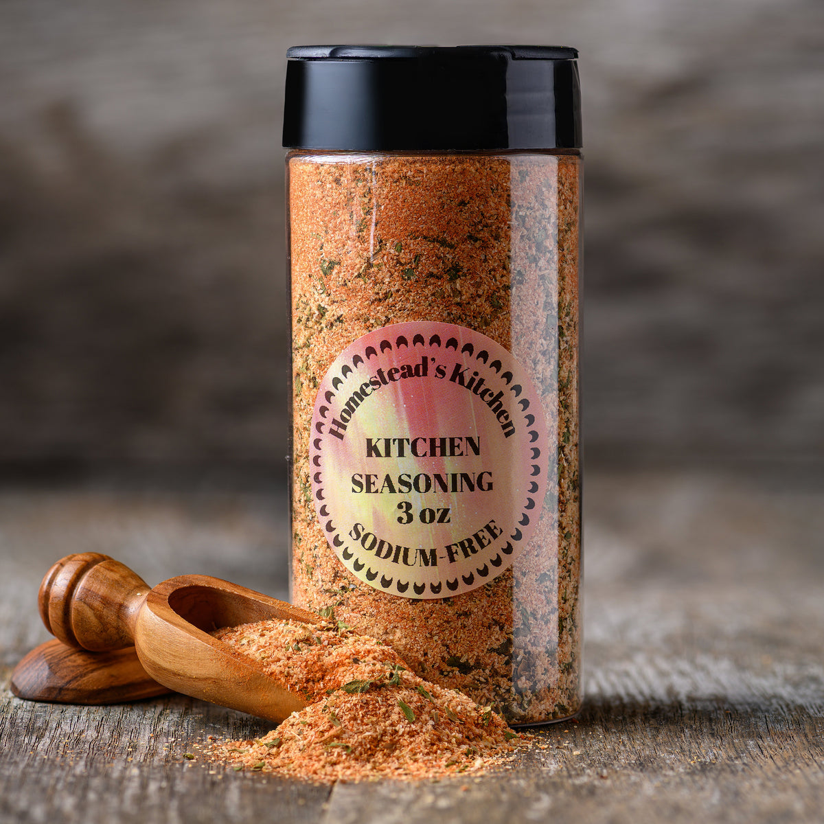 HOMESTEAD'S Kitchen Seasoning, All-Purpose Blend with Onion, Garlic & Herbs, Gluten-Free