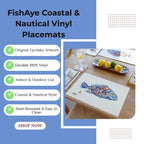 Blue & Orange Fish Handmade Placemat