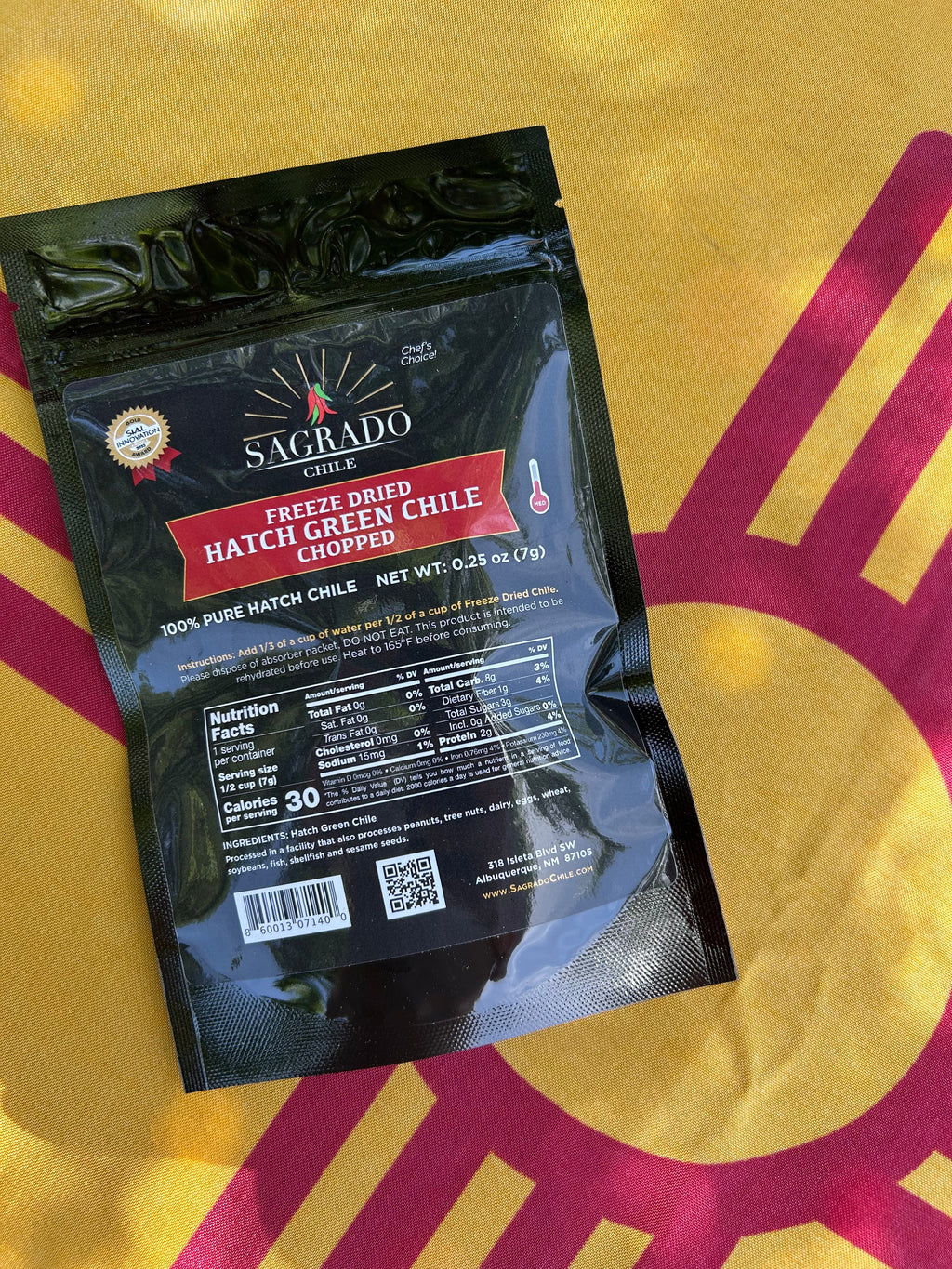 Freeze Dried Diced Hatch Chile