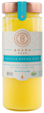 Grass-Fed Vanilla Dream Ghee | Ahara Rasa