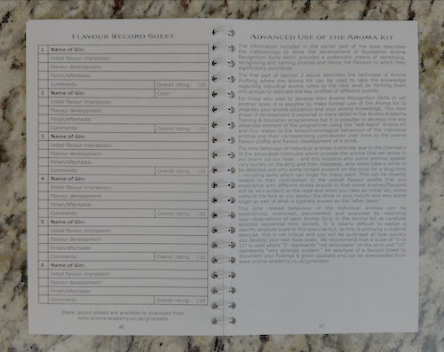 Gin Aroma Masterclass Kit - 24 Signature Aromas + Training Guide