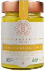 Grass-Fed Lemon & Garlic Ghee | Ahara Rasa