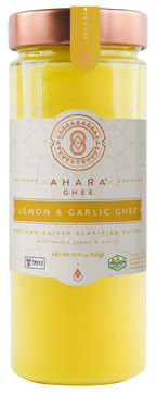Grass-Fed Lemon & Garlic Ghee | Ahara Rasa