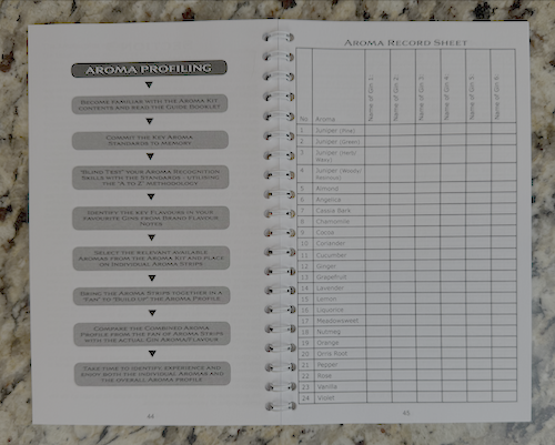 Gin Aroma Masterclass Kit - 24 Signature Aromas + Training Guide