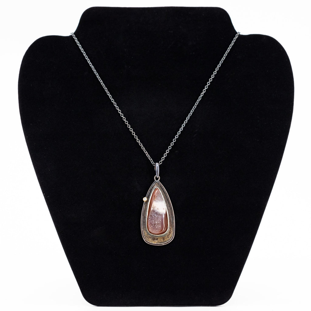 Argentium Sterling Silver Necklace | 18k Gold | Jules Jewel Box