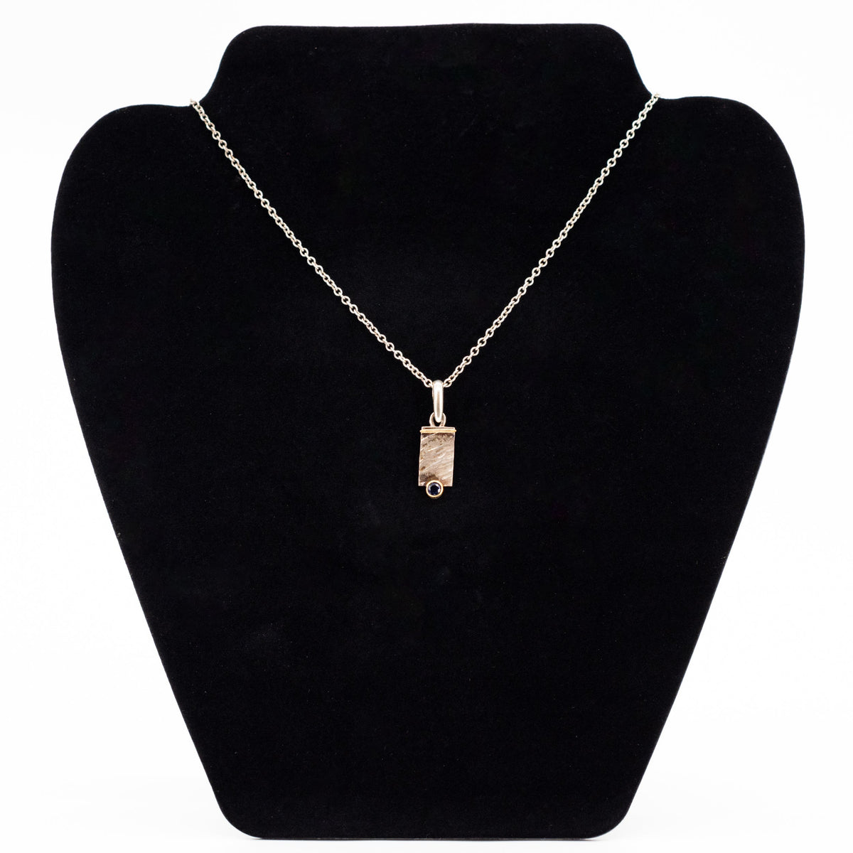 Argentium Sterling Silver & Sapphire Necklace | Jules Jewel Box