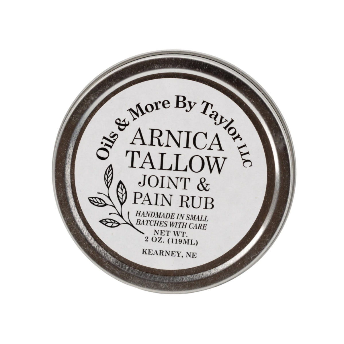Arnica Tallow & Joint Muscle Rub | Multiple Sizes | Oils & More by Taylor LLC