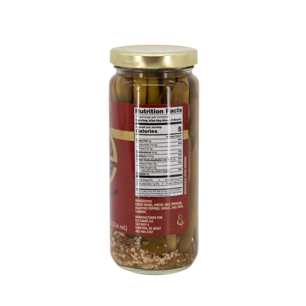 Pickled Green Beans | 12 oz | Ely Farms