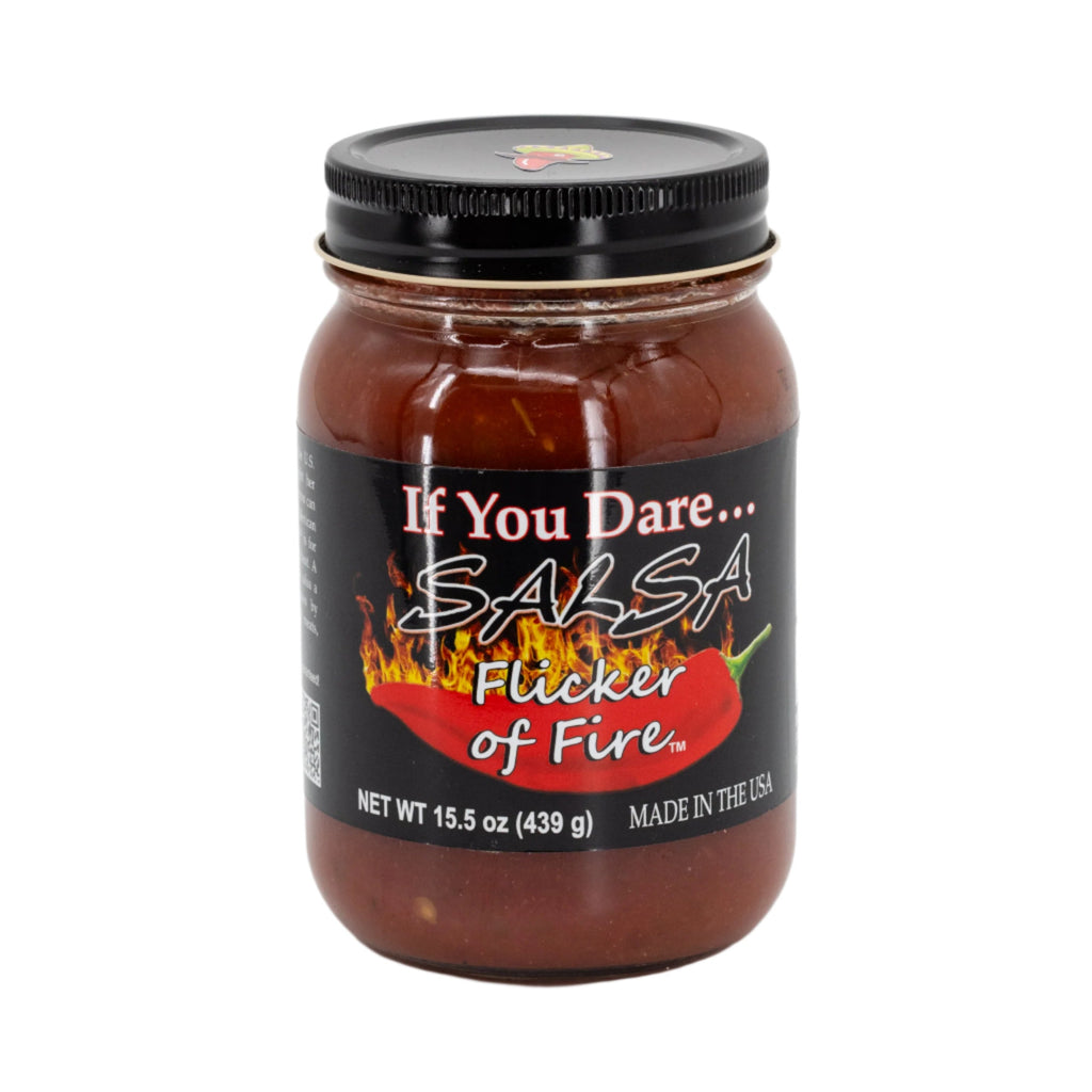 Flicker Of Fire Mild Salsa | 15.5 oz | Pack of 2 | If You Dare Foods