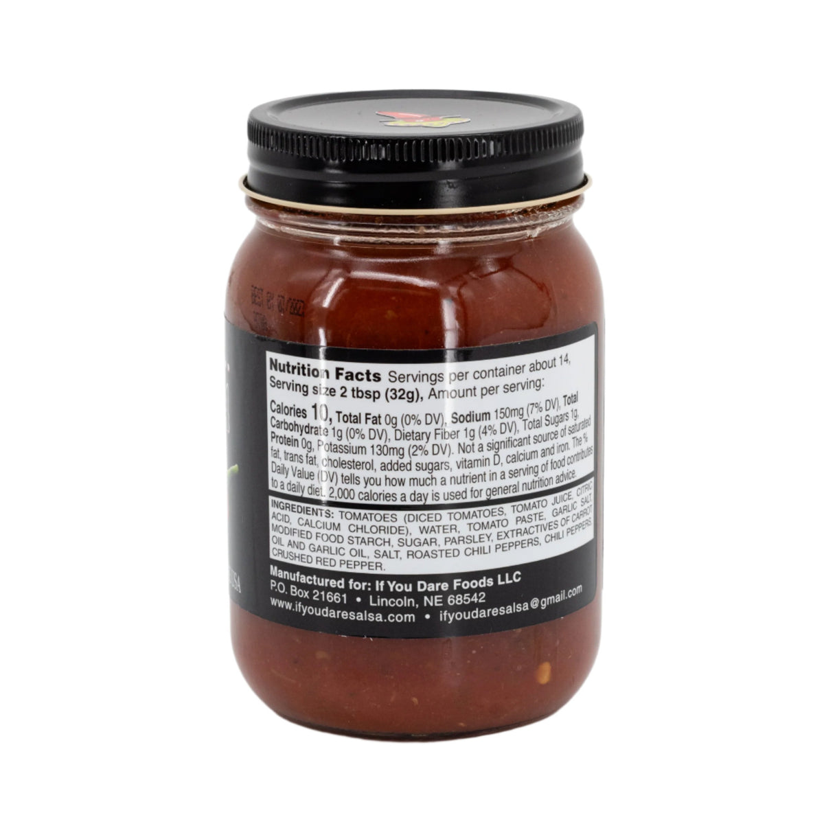 Flicker Of Fire Mild Salsa | Pack of 3 | 15.5 oz | If You Dare Foods