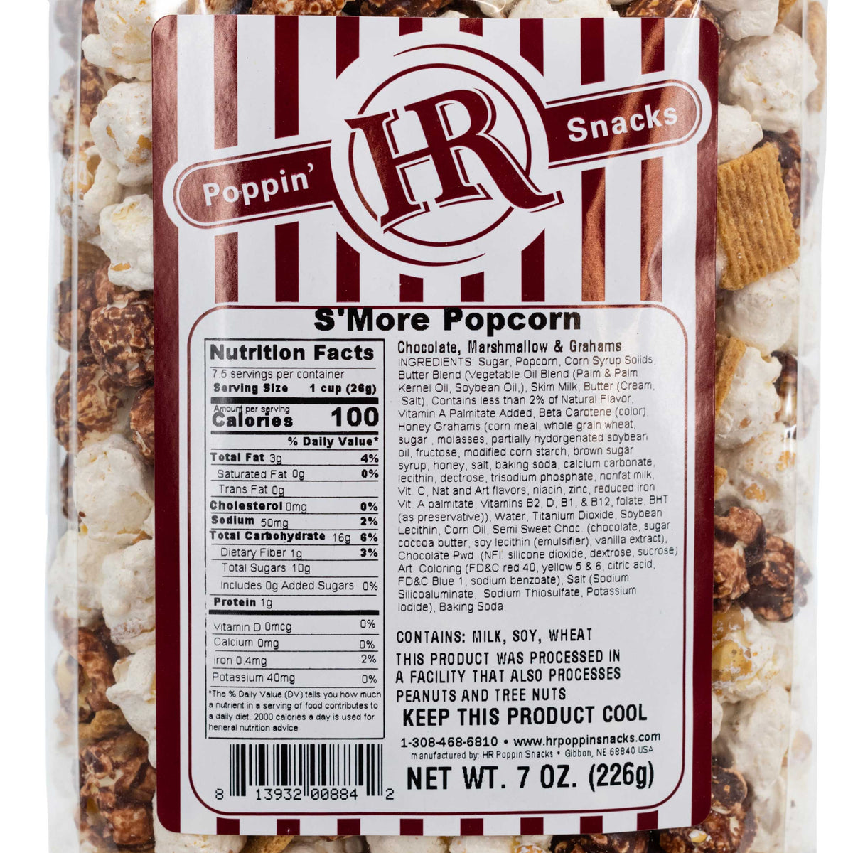 S'more Popcorn | Pack of 2 | 8 oz | HR Poppin' Snacks