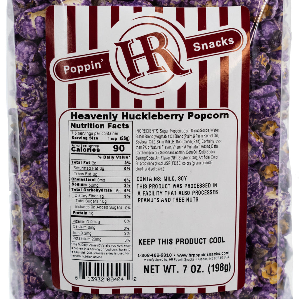 Heavenly Huckleberry Popcorn | 5 oz | HR Poppin' Snacks