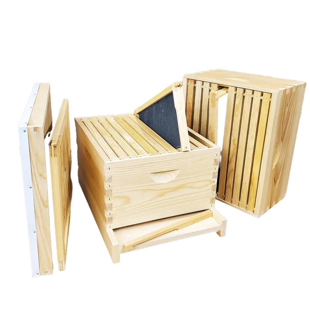 10-Frame Double Deep Box Hive Kit
