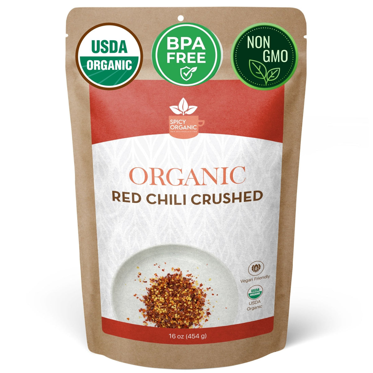 Organic Red Chili Flakes – For Pizza, Curries & Blends