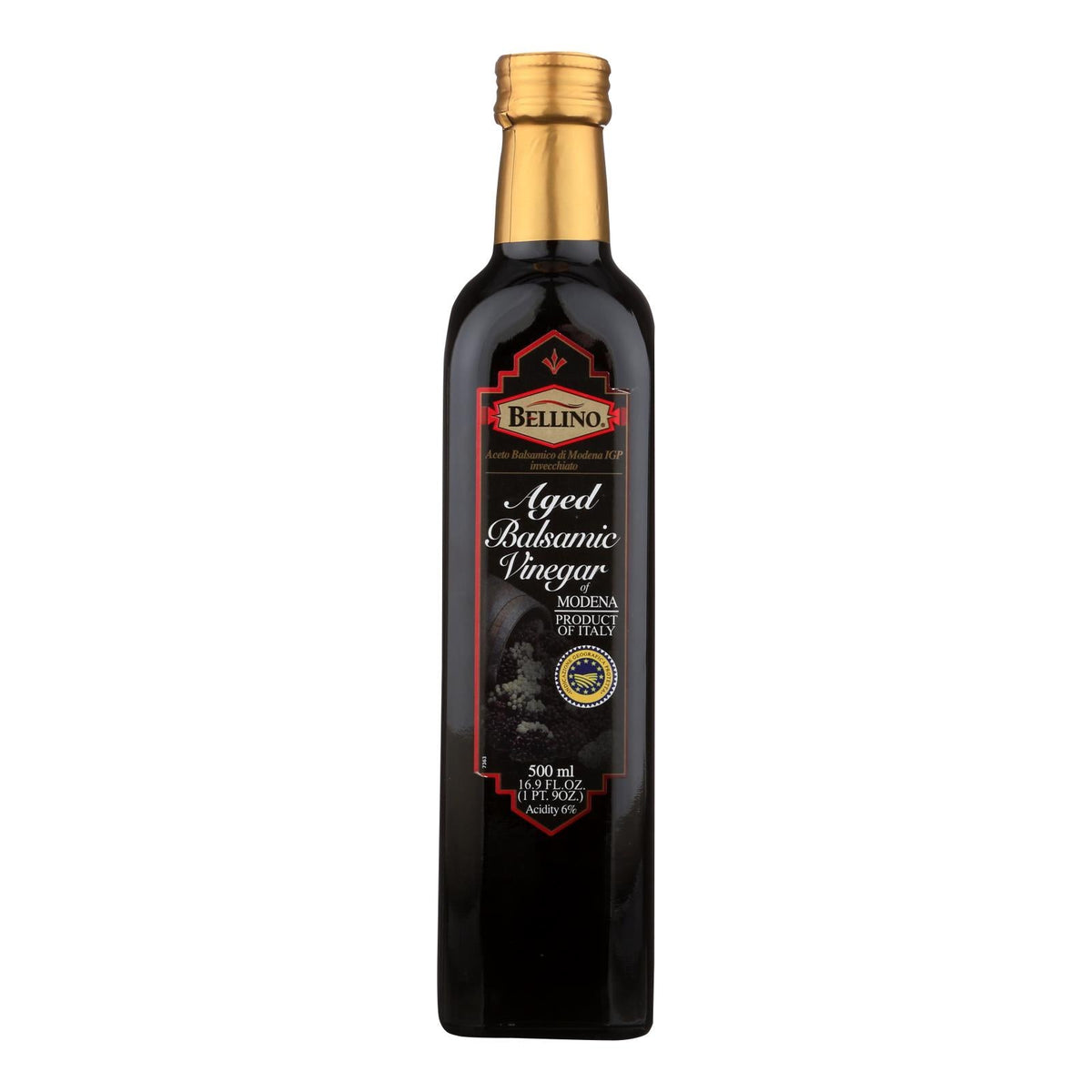 Bellino Aged Balsamic Vinegar, 16.9 fl oz (Case of 6)