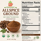 Organic Allspice Powder – For Baking & Marinades