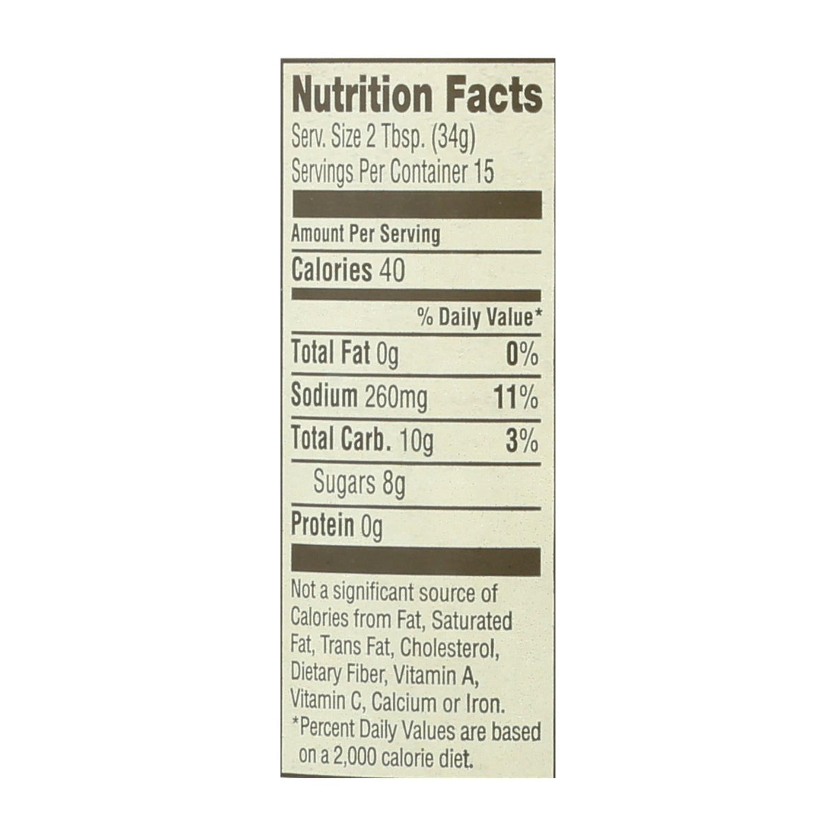 Stubb's Hickory Bourbon BBQ Sauce, 18 fl oz (Case of 6)