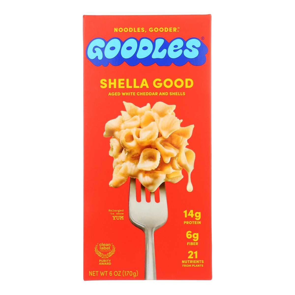 Goodles Shella Good Mac & Cheese, 6 oz (Case of 12)