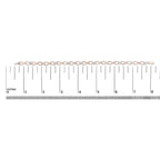 10k rose gold 1/2 cttw diamond infinity link bracelet 7 inch bijoux-nyc direct