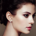 10k white gold infinity diamond drop earrings 1 1/2 cttw bijoux-nyc direct