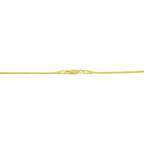 1/2 cttw princess cut diamond v shape two tone 10k gold franco necklace bijoux-nyc direct