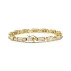 2.0 cttw princess cut diamond invisible link bracelet 10k yellow gold 7 bijoux-nyc direct
