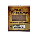 Tallow Bar Soap | Western Sage Scent | Pack of 6 | 4.5 oz | Palm Oil & Paraben Free | Wild Ass Soap Co