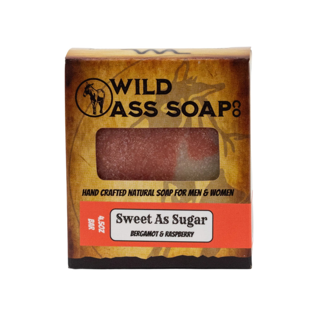 Tallow Bar Soap | Sweet As Sugar Scent | Pack of 3 | 4.5 oz | Palm Oil & Paraben Free | Wild Ass Soap Co