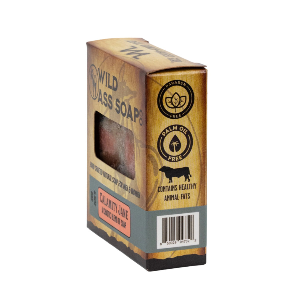 Tallow Bar Soap | Calamity Jane Scent | Pack of 3 | 4.5 oz | Wild Ass Soap Co