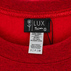 Nebraska Social Club Red Crewneck | Multiple Sizes | Lux By Leslie