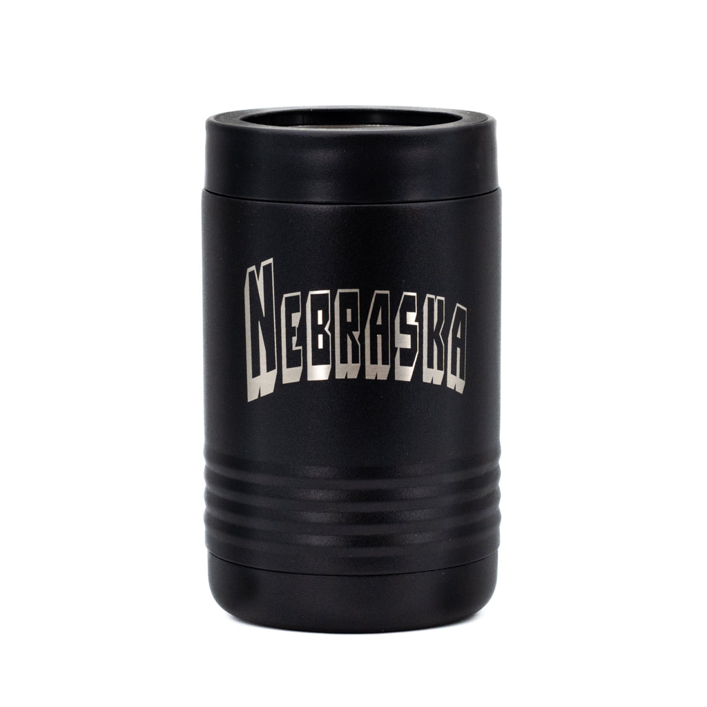 Insulated Nebraska Engraved Can and Bottle Cooler | Multiple Colors | RCK Creations & More