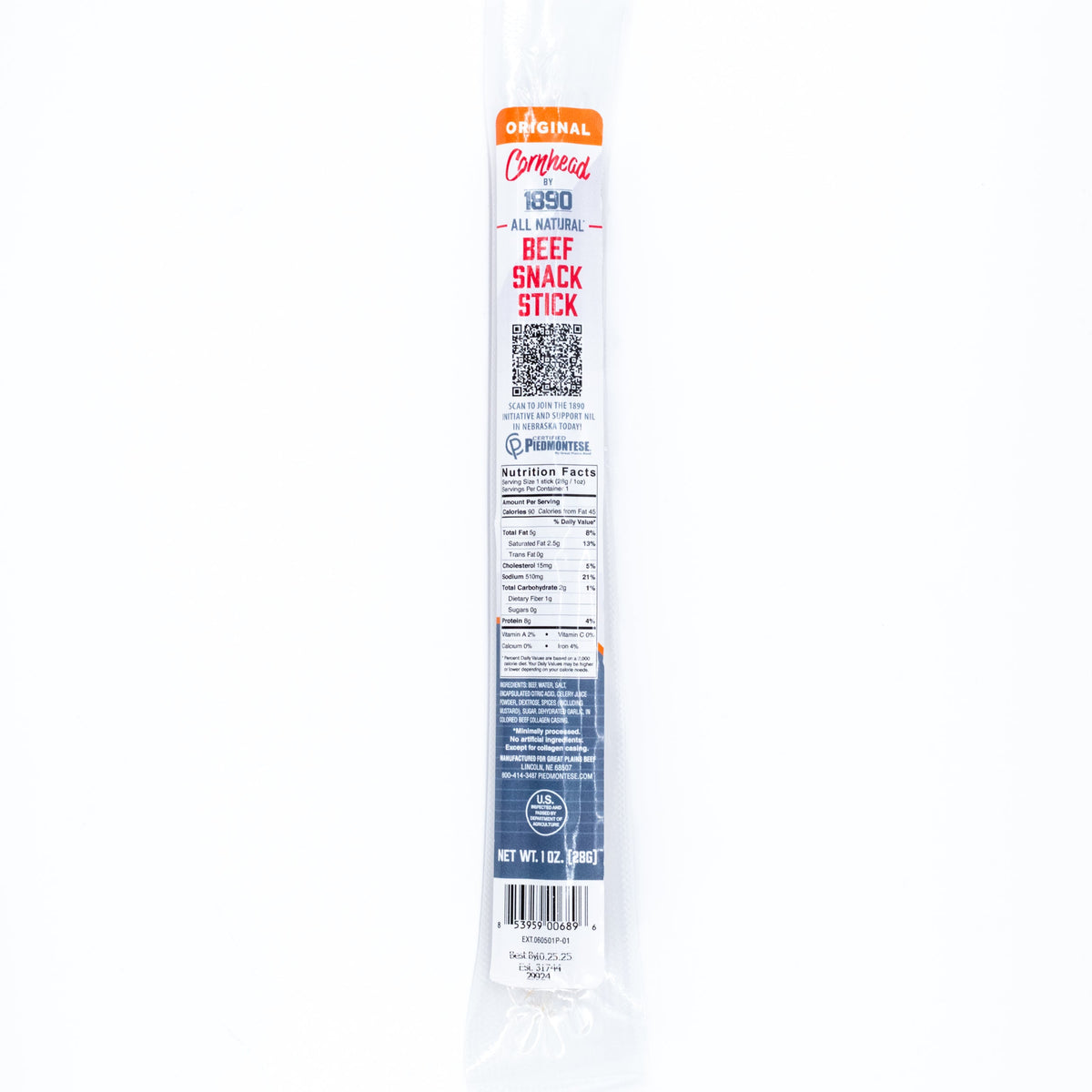 Original Flavor Beef Stick | 1 oz | Pack of 12 | JVL Enterprises