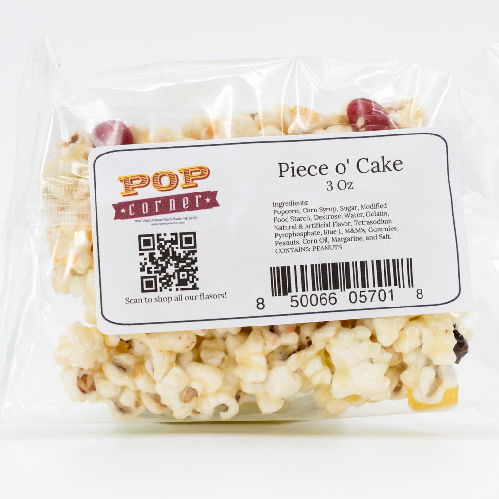 Piece of Cake Popcorn Cake | 3 oz | Pop Corner