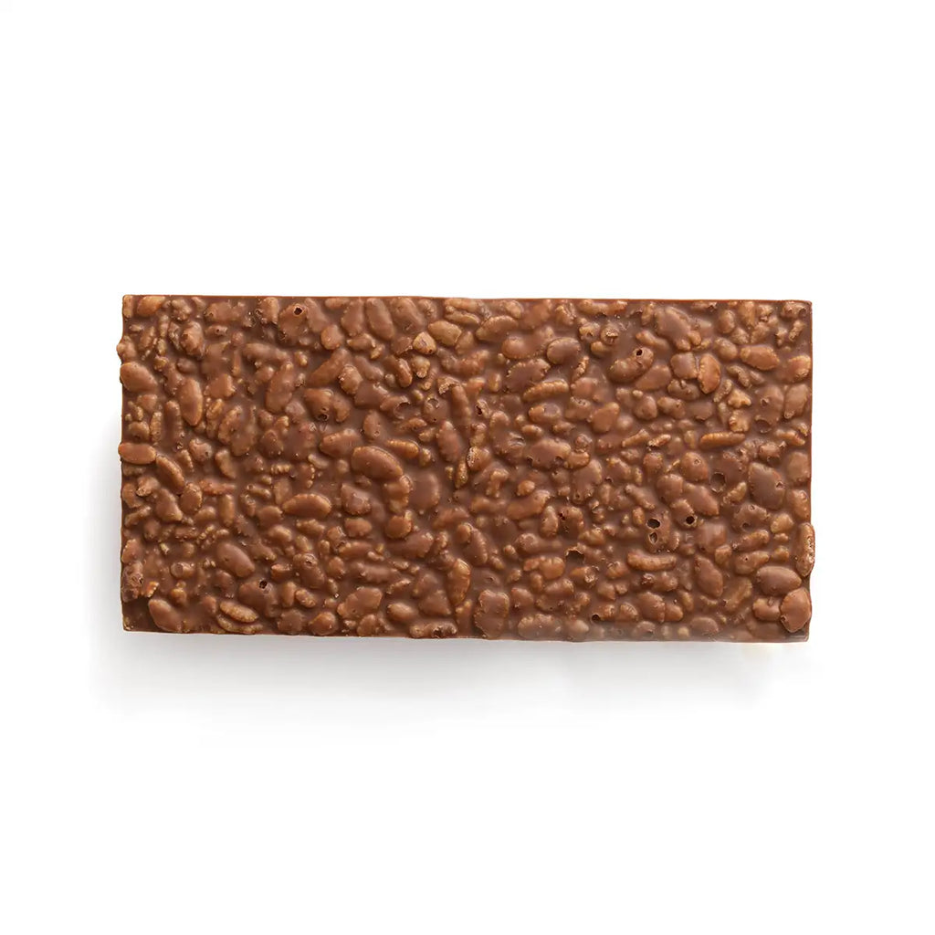 Gourmet Milk Chocolate Bar with Crisp Rice | Lulubee Artisanal Chocolates
