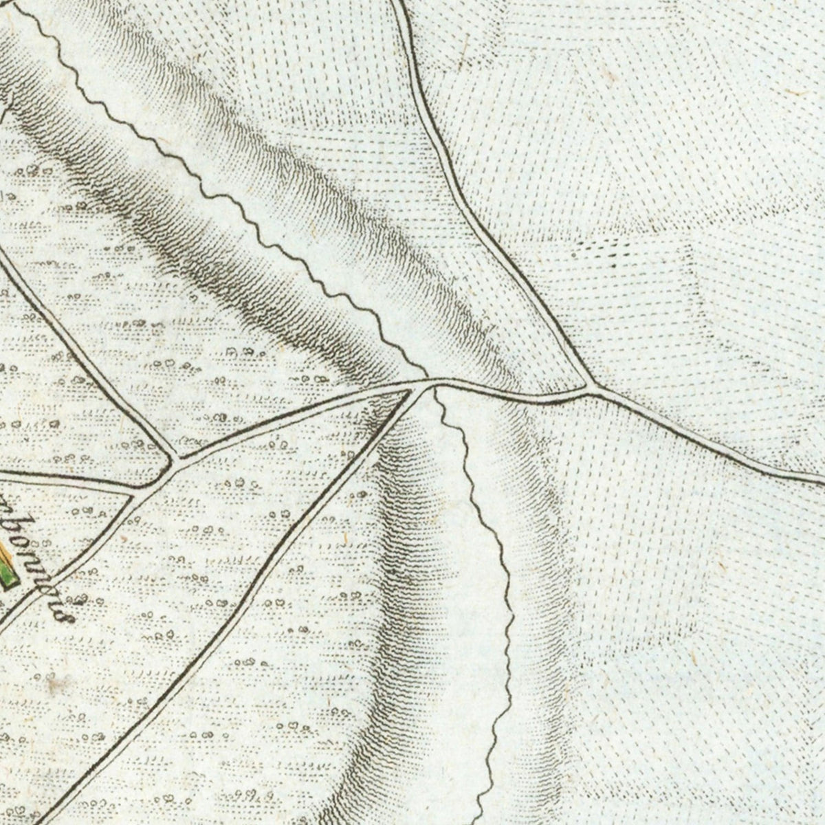 Vintage Battle of Yorktown Map 1787